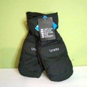 Lmnts Mitten Ski Gloves, Sz 11, Black, NWT